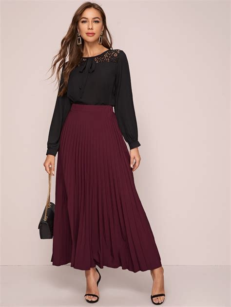 shein skirts long|shein long skirts for women.